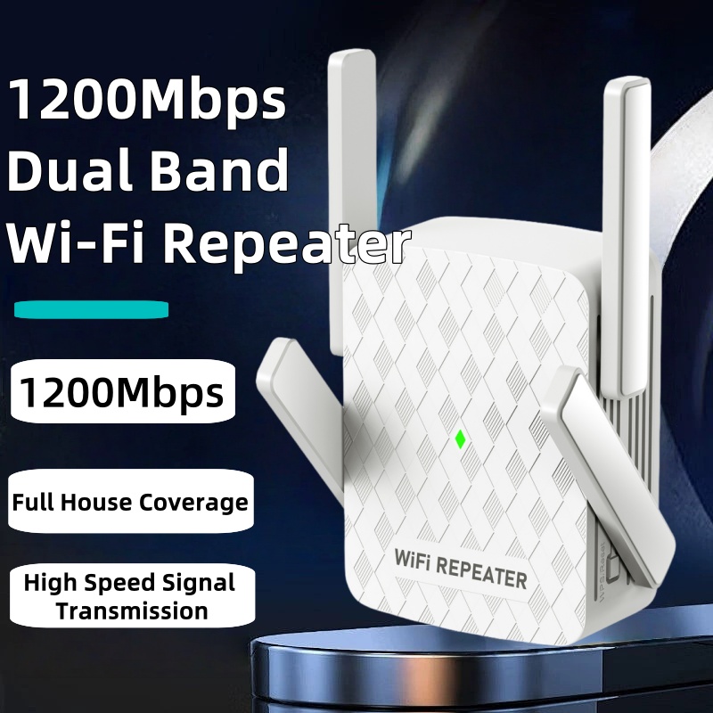 Home Security Bundle - 5Ghz WiFi Repeater 1200Mbps Router WiFi