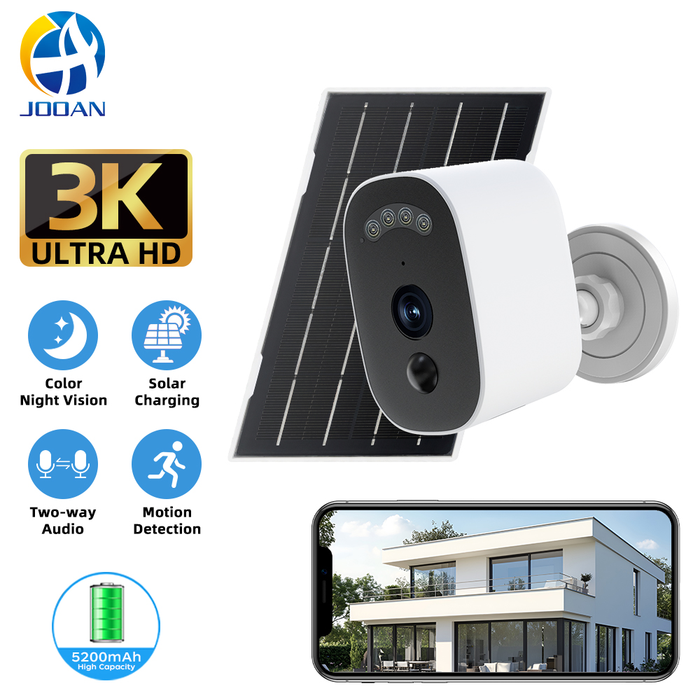 Home Security Kamera - Jooan 3K HD Solar Security Camera