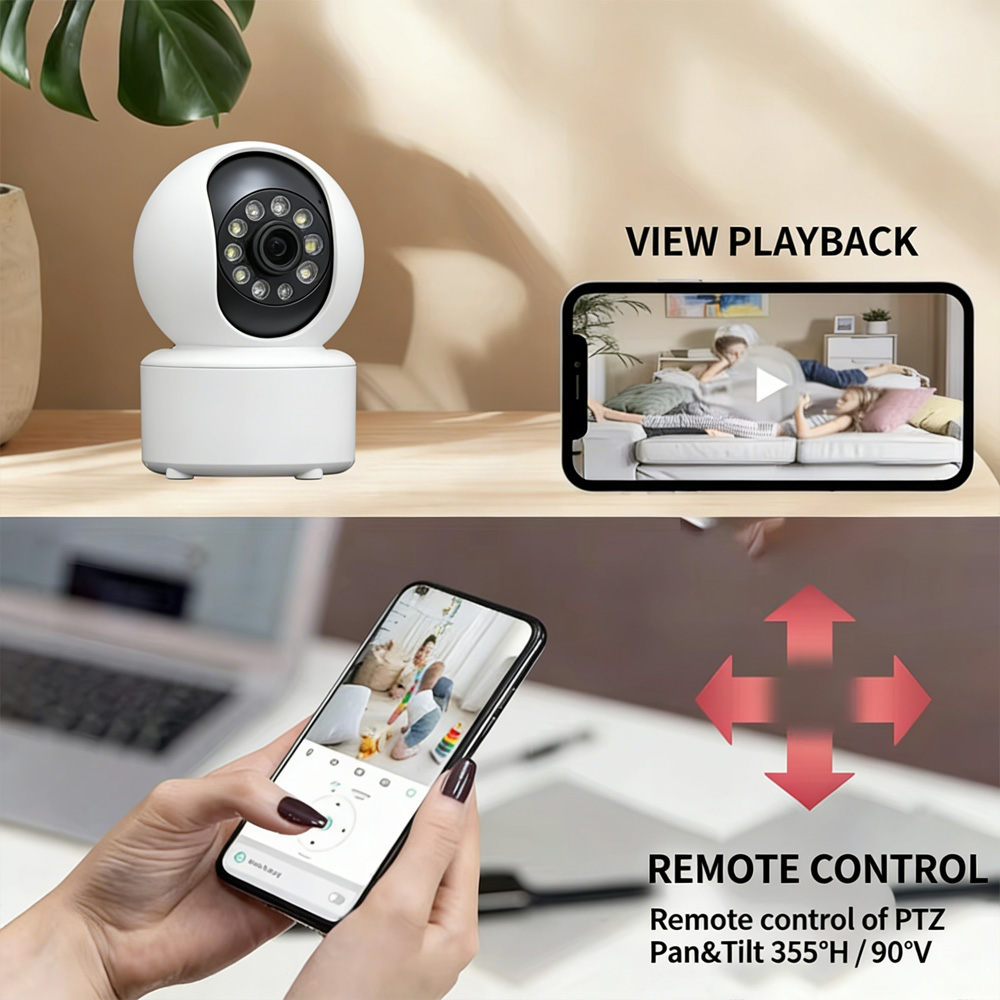 Home Security Kamera - Pet Dog Camera with Phone App,