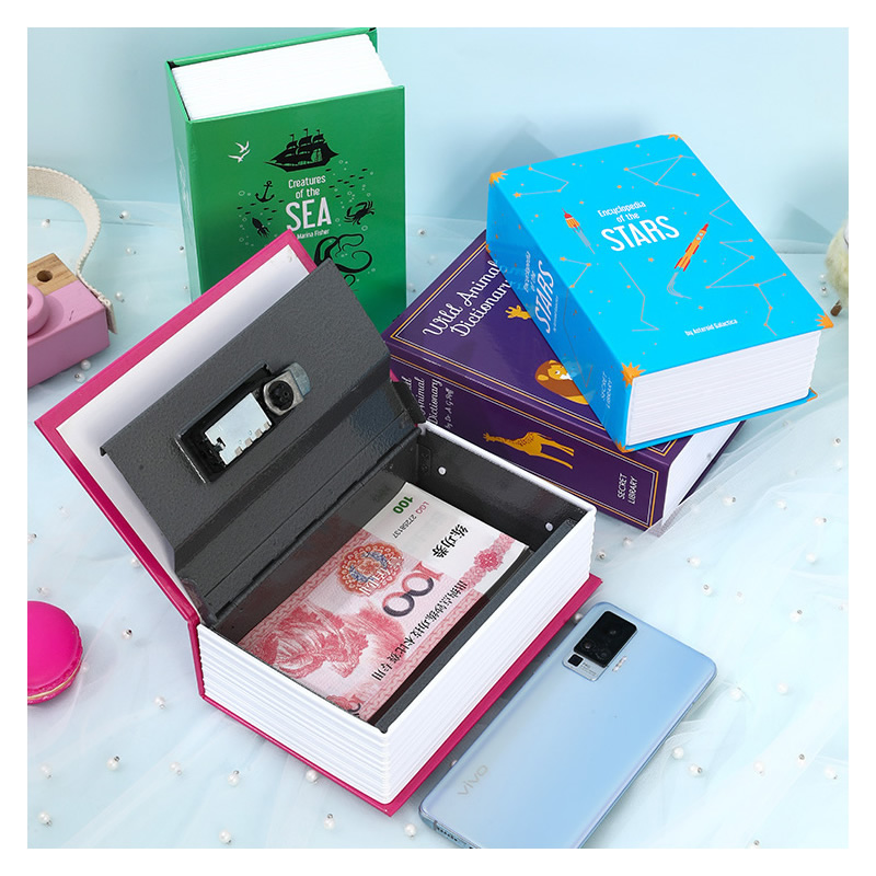 Home Security Officer - Size S Password Hidden Book Safe