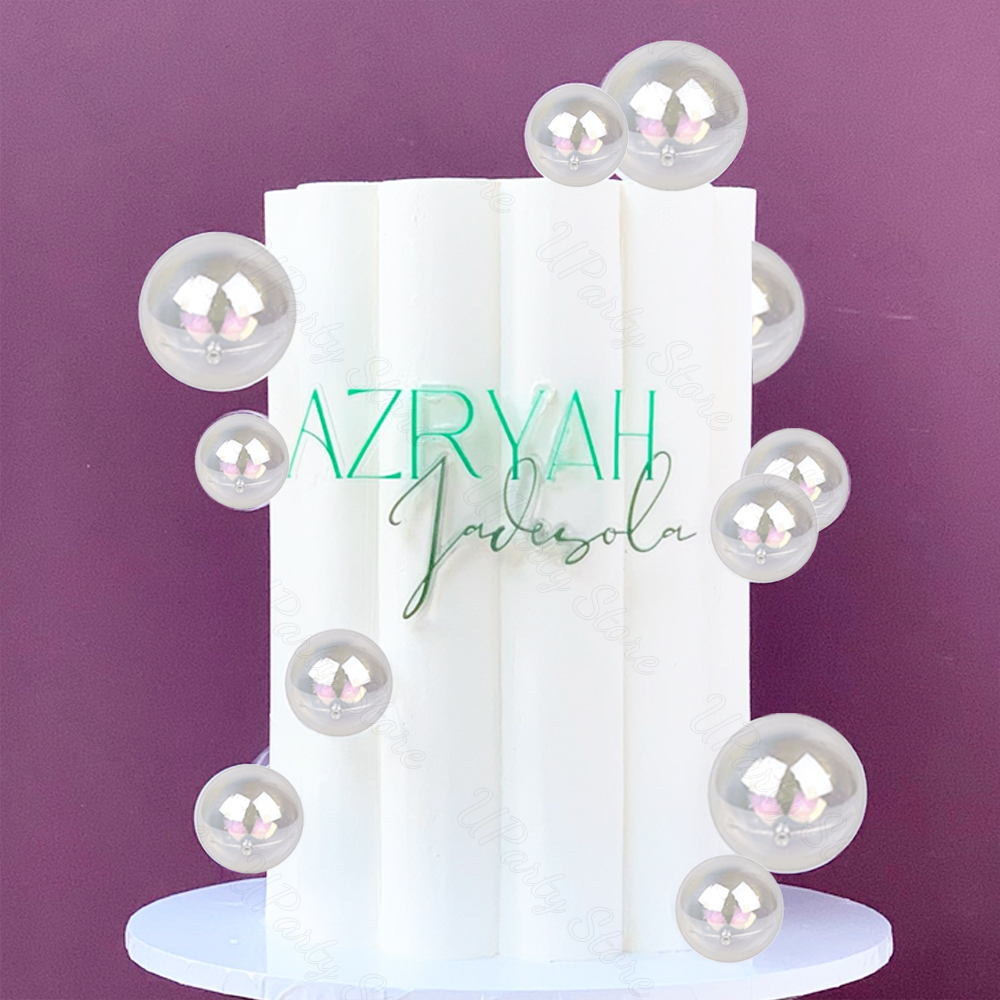 Home Security Laser - 10Pcs Laser Transparent Balls Cake Toppers