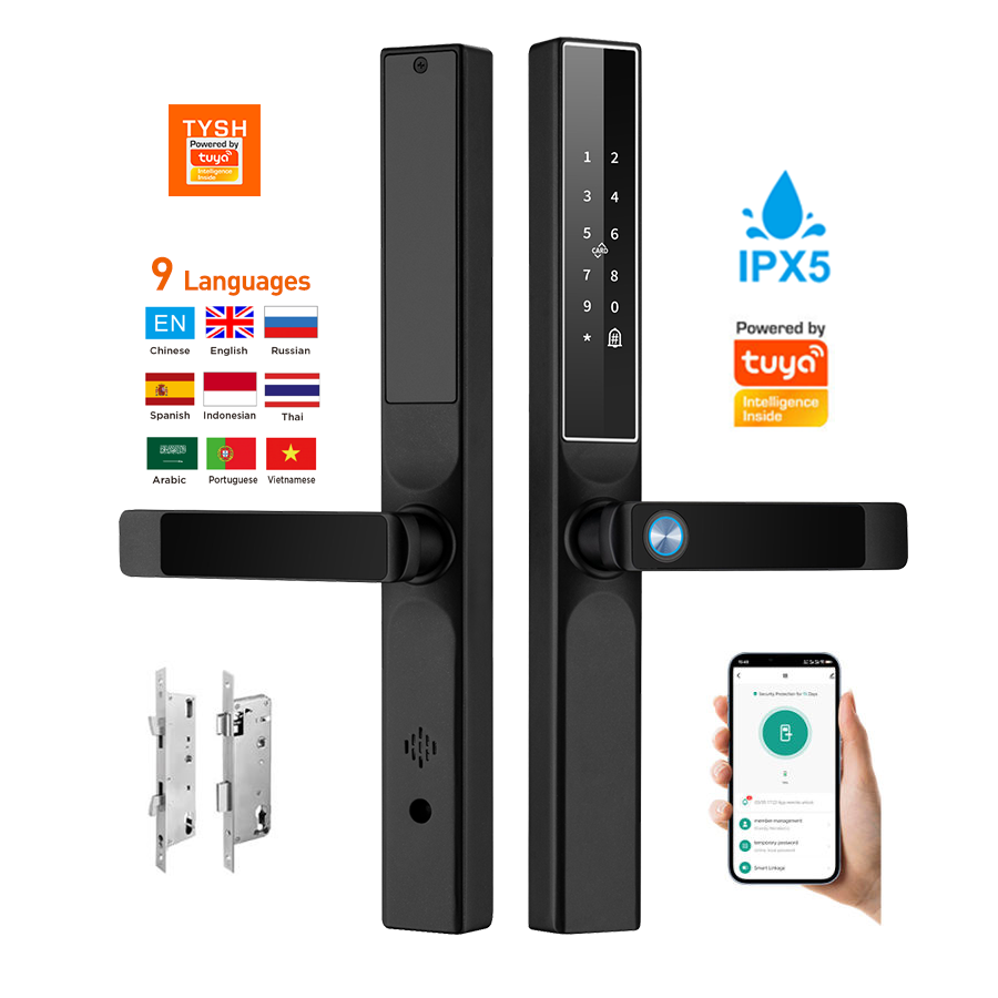 Home Security Packages - Tuya App Fingerprint Door Lock Code