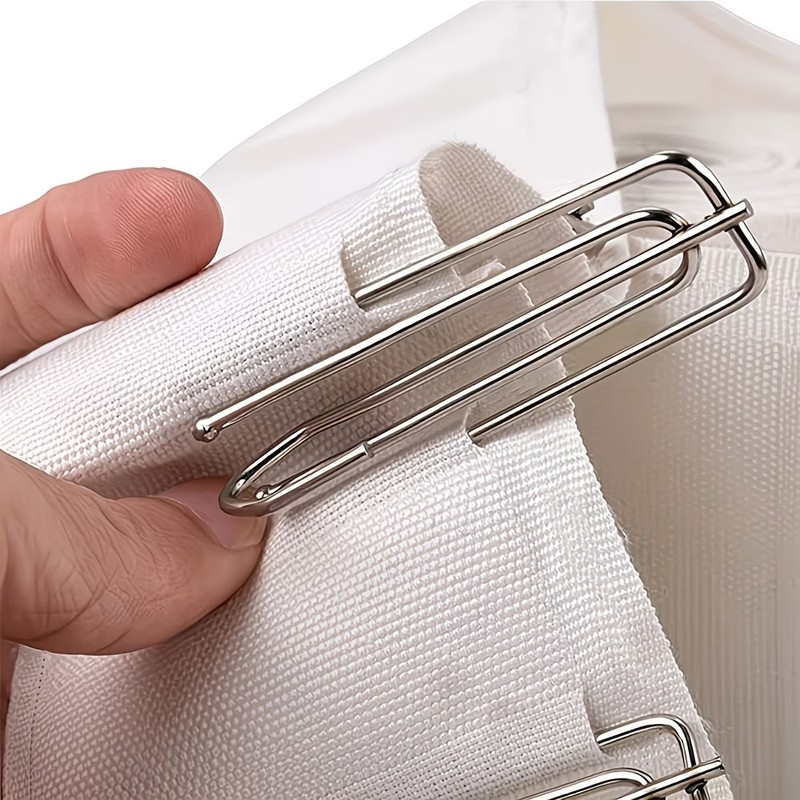 Home Security Firms - 69 pcs Pleat Drapery Hooks, Firm