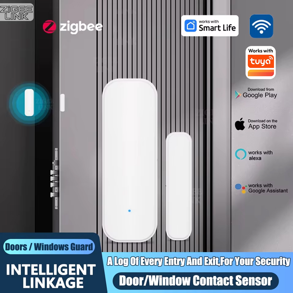 Home Security Gadgets - ZigBee Door Window Sensor Wireless Magnetic