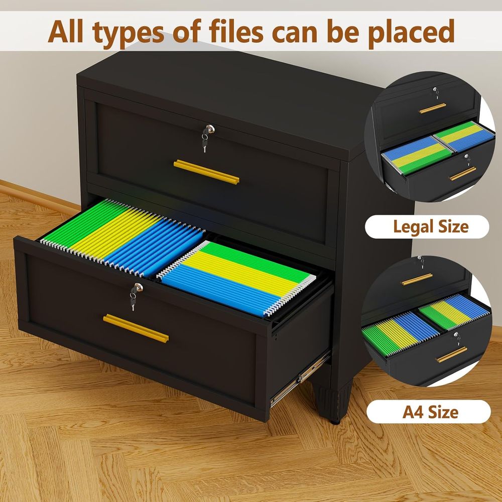 Secure Metal Lateral File Cabi - Home Security Letters recension och pris