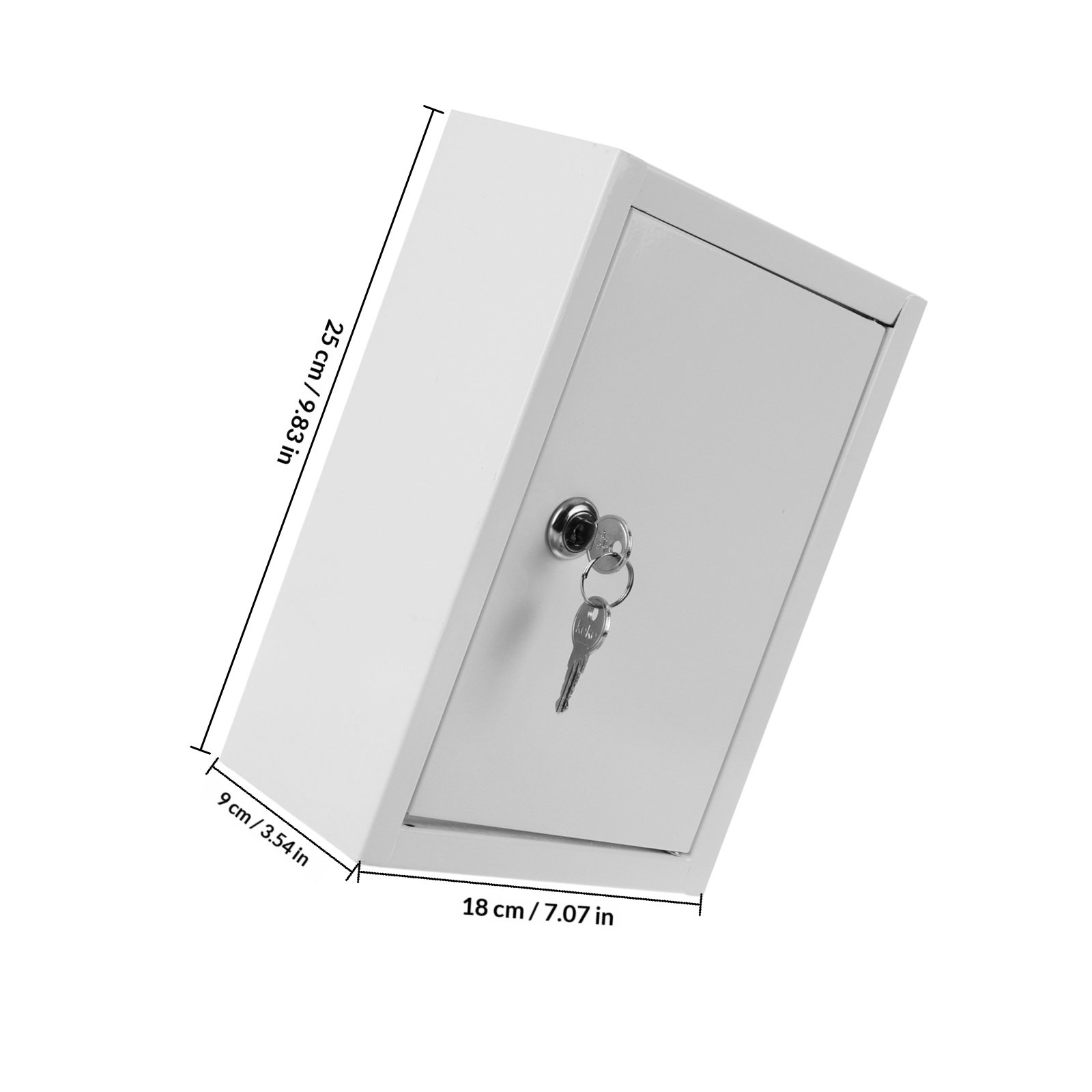 Wall Mounted Milk Box Iron Wal - Home Security Letters recension och pris