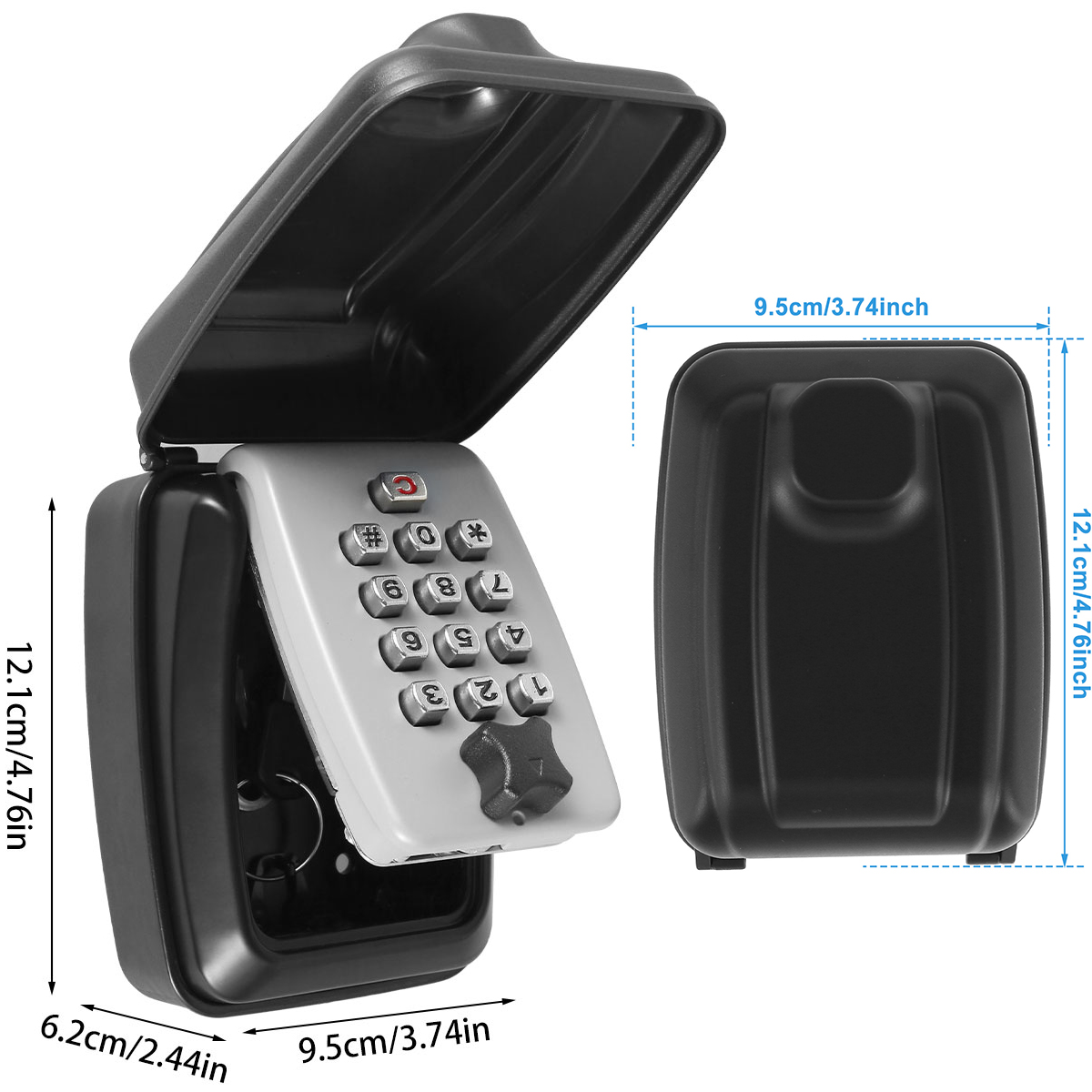 Key Lock Box Wall-Mount Secret - Home Security Officer recension och pris