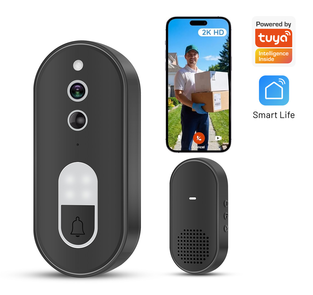 Tuya 1080P HD Wireless WiFi Vi - Home Security Bell recension och pris
