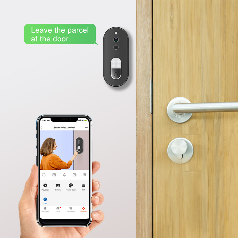 Tuya 1080P HD Wireless WiFi Vi - Home Security Bell recension och pris
