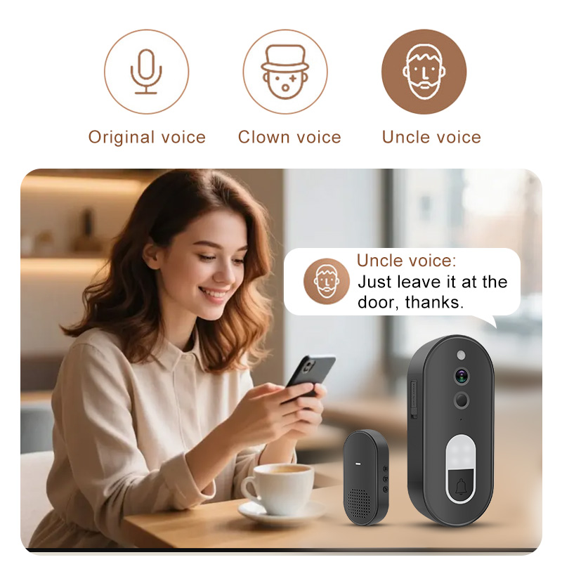 Tuya 1080P HD Wireless WiFi Vi - Home Security Bell recension och pris