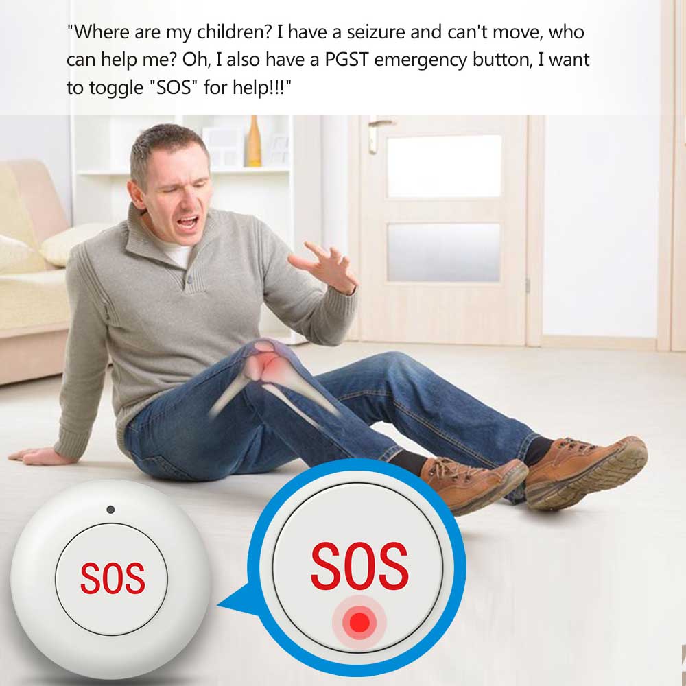 Wireless SOS Button Smart Home - Home Security Gadgets recension och pris