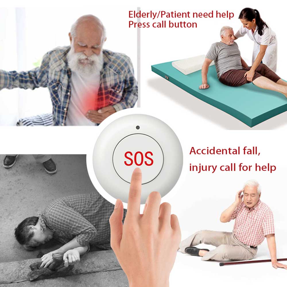 Wireless SOS Button Smart Home - Home Security Gadgets recension och pris