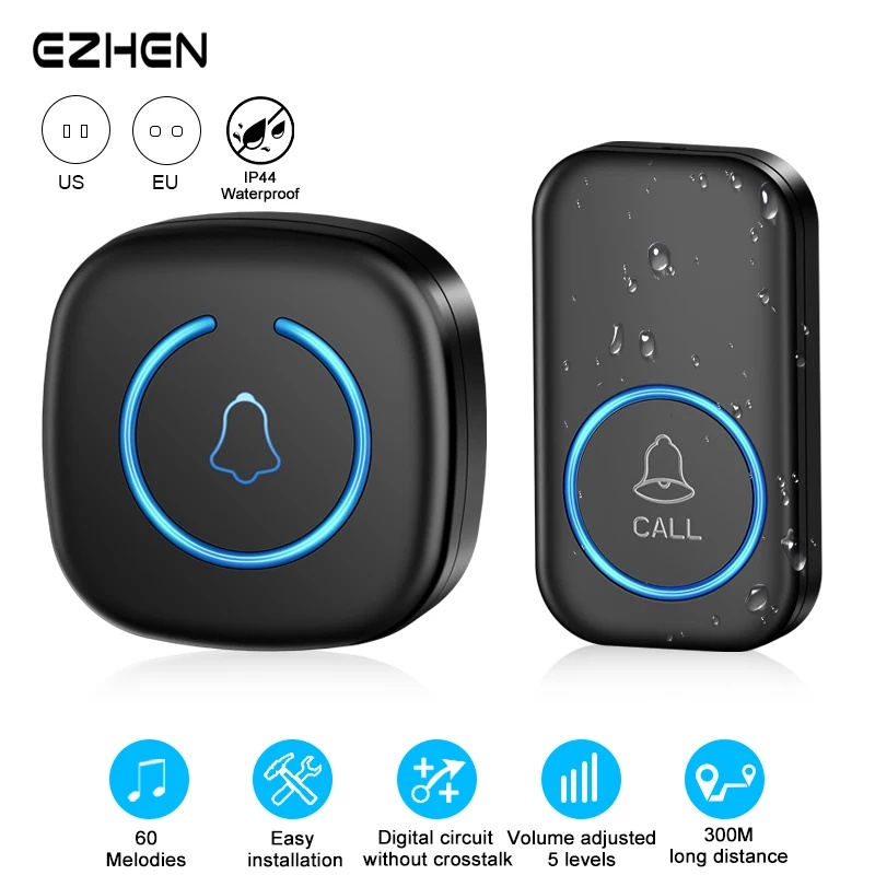 Wireless Doorbell Intelligent  - Home Security Bell recension och pris