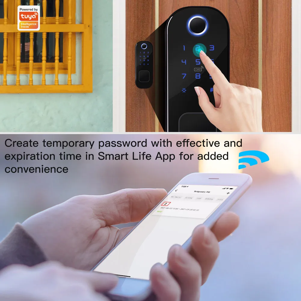 MOES WiFi Tuya Smart Lock Door - Home Security Packages recension och pris