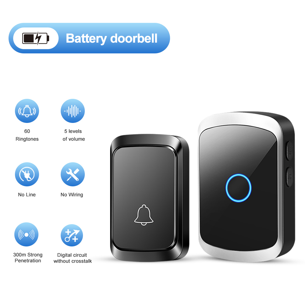Smart Wireless Doorbell Door C - Home Security Bell recension och pris