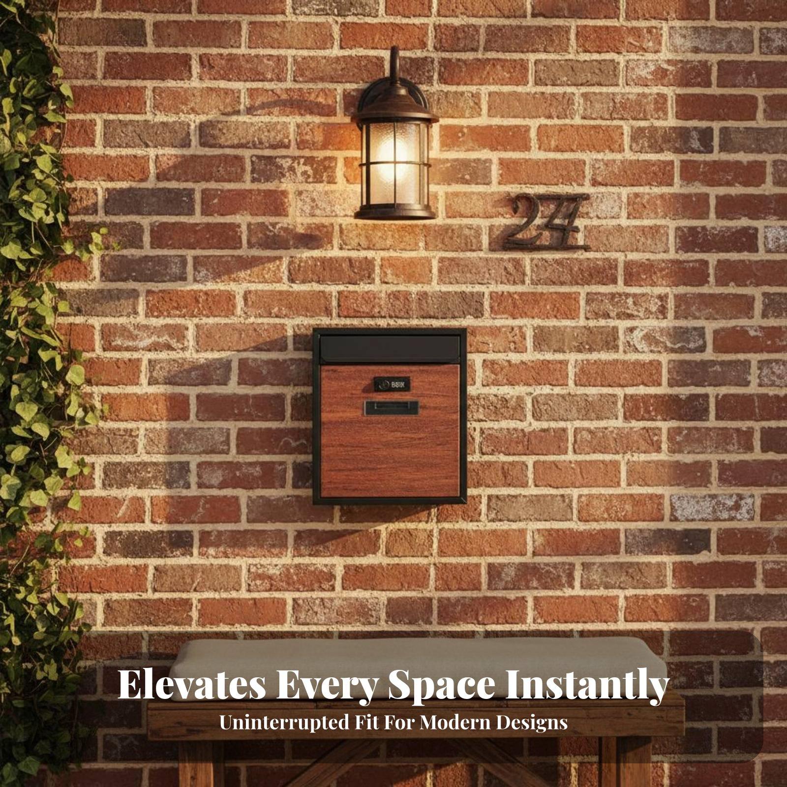 Iron Letter Box with Combinati - Home Security Letters recension och pris