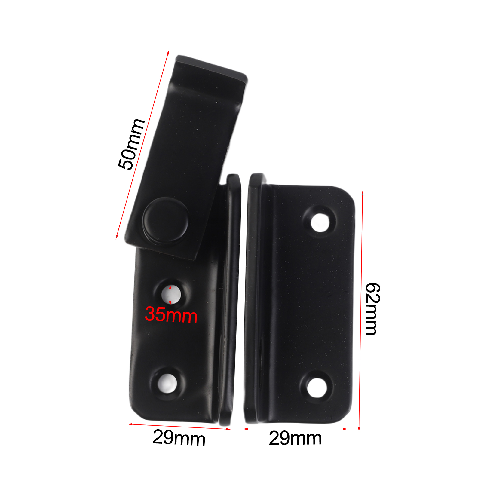 1Pc Black Stainless Steel Lock - Home Security For Doors recension och pris