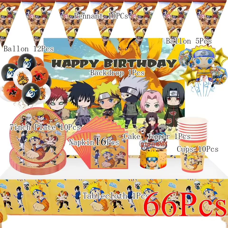 Narutoed Themed Tableware Happ - Home Security Movie recension och pris