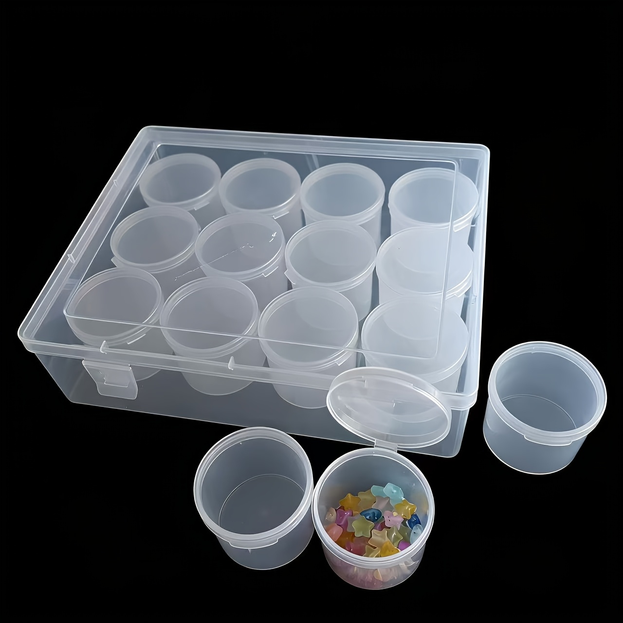 12-Pack White Transparent Plas - Home Security Officer recension och pris