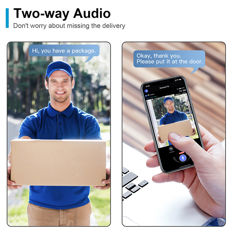 WiFi Smart Video Doorbell Came - Home Security Bell recension och pris