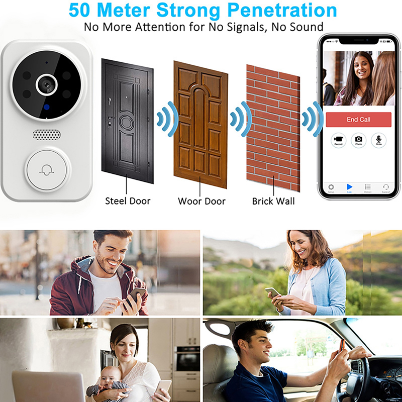WiFi Smart Video Doorbell Came - Home Security Bell recension och pris