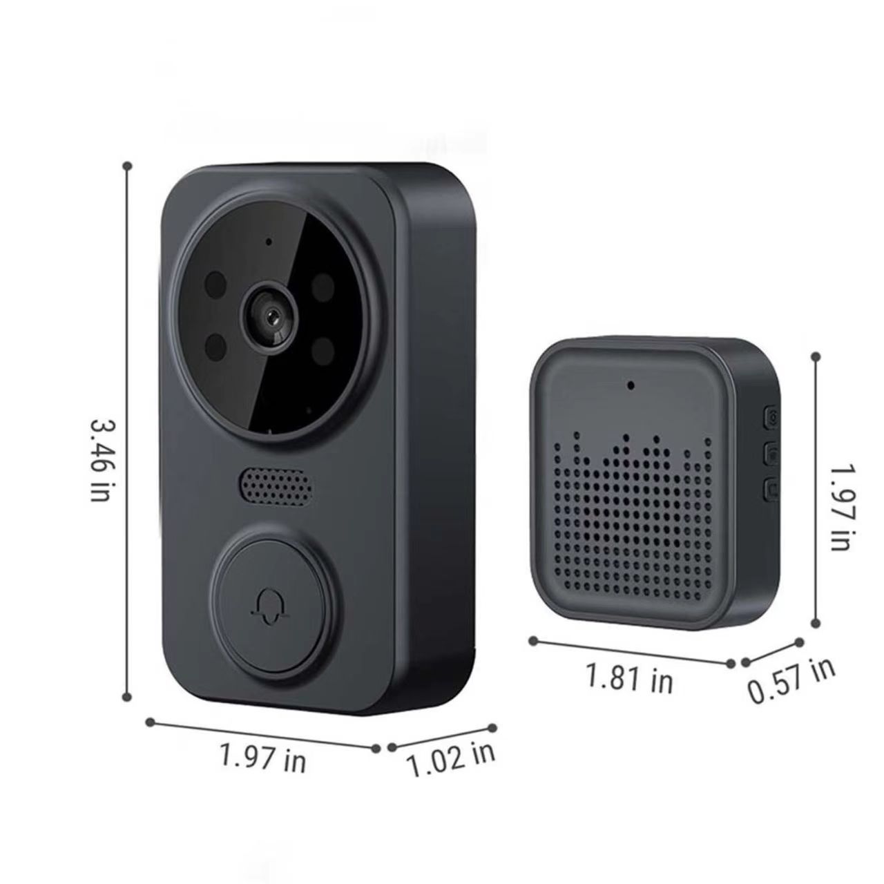Tuya WIFI Doorbell Smart Home  - Home Security Bell recension och pris