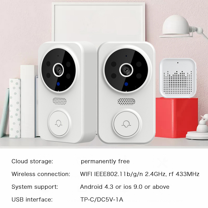 Tuya WIFI Doorbell Smart Home  - Home Security Bell recension och pris