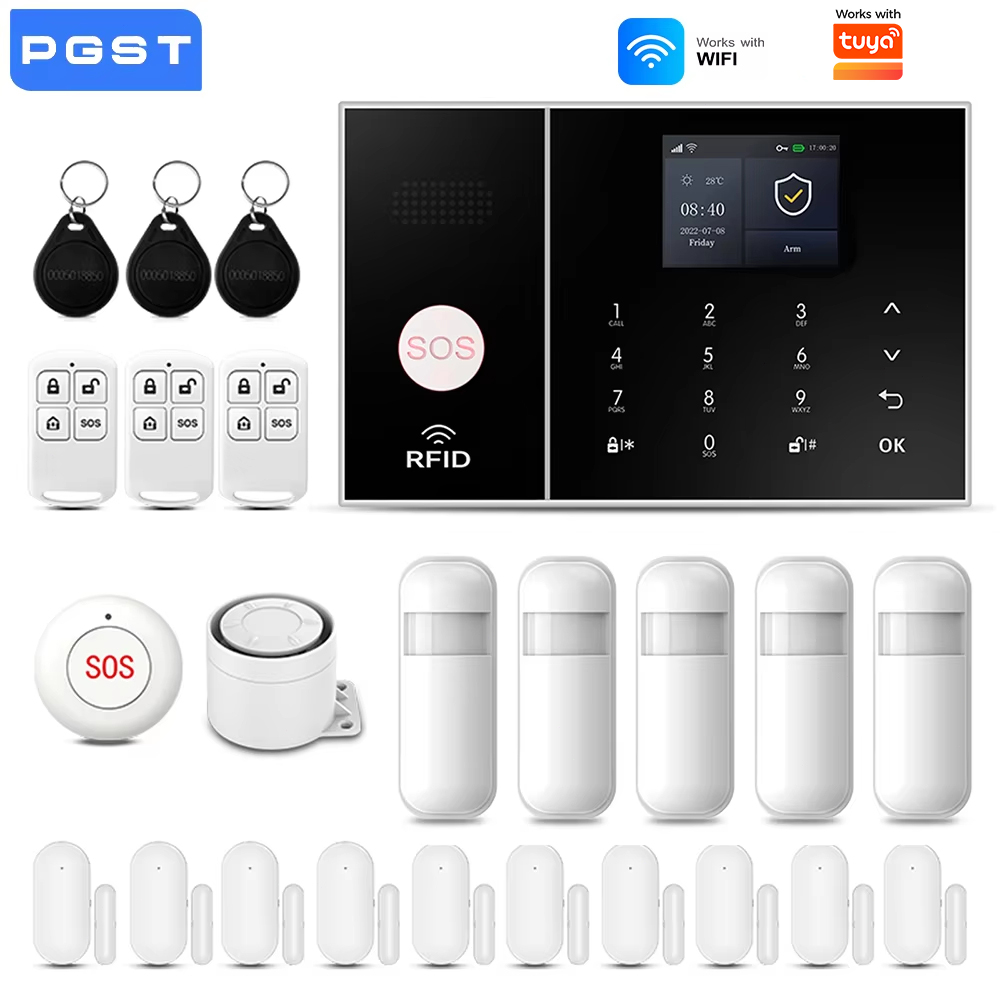 Wireless Alarm System 2.4GWiFi - Home Security No Monthly Fee recension och pris
