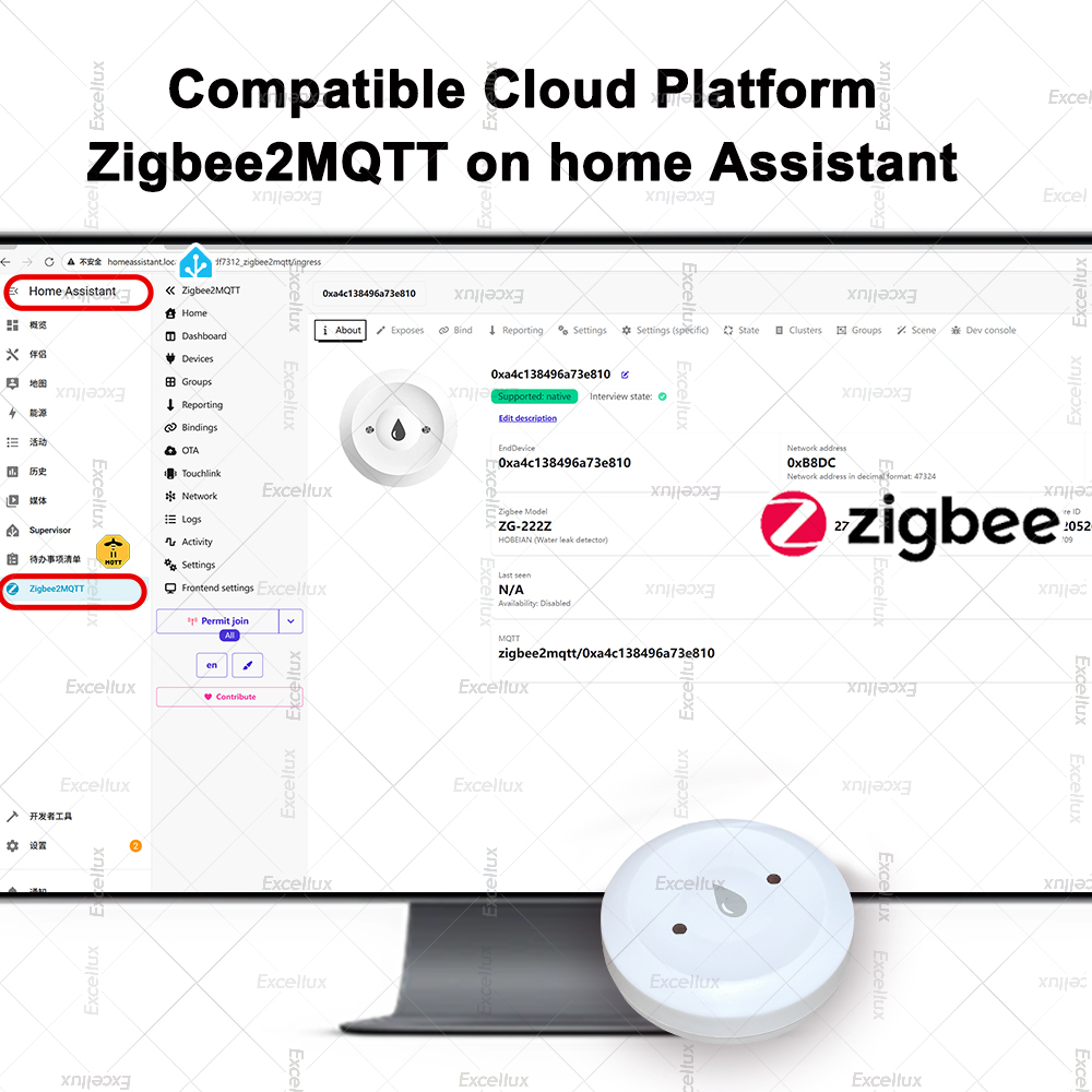 Zigbee Water Detector Leakage  - Home Security Gadgets recension och pris
