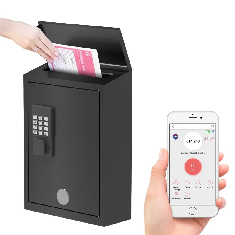 Modern Wall Mounted Mailbox Re - Home Security Letters recension och pris