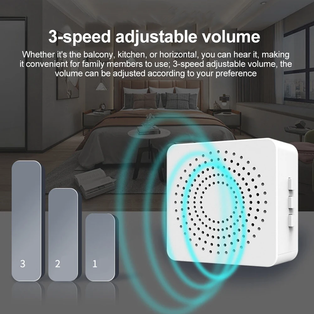 USB Wireless Doorbell Smart We - Home Security Bell recension och pris