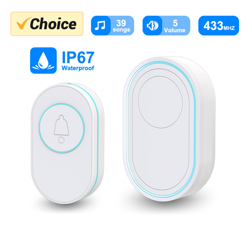 Wireless Doorbell IP67 Waterpr - Home Security Bell recension och pris