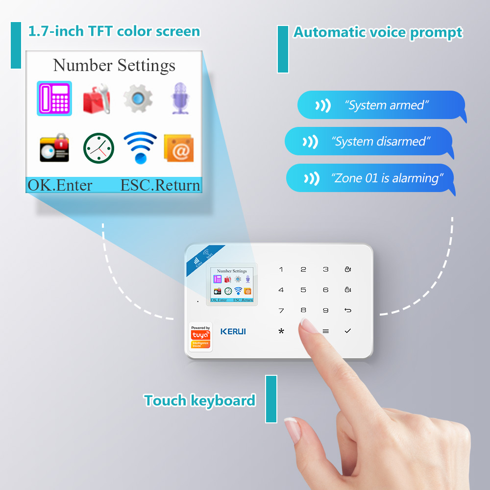 KERUI W181 Alarm System Secutr - Home Security Kamera recension och pris