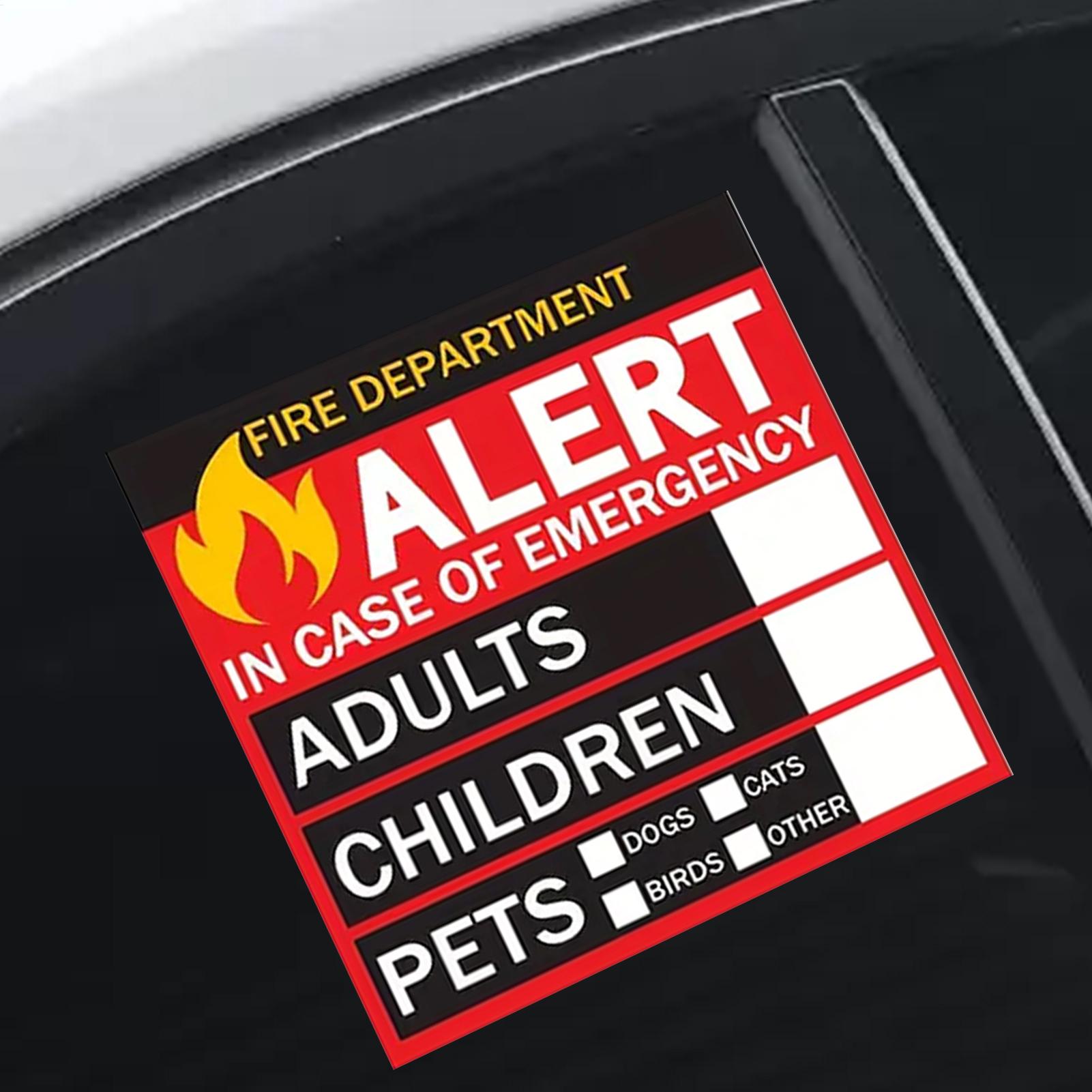 Fire Pet Alert Sticker Rain-Pr - Home Security Department Us recension och pris