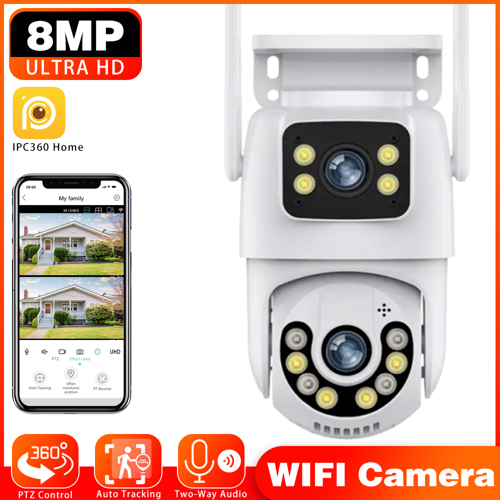 8MP IPC360 Home WIFI IP Camera - Home Security Kamera recension och pris