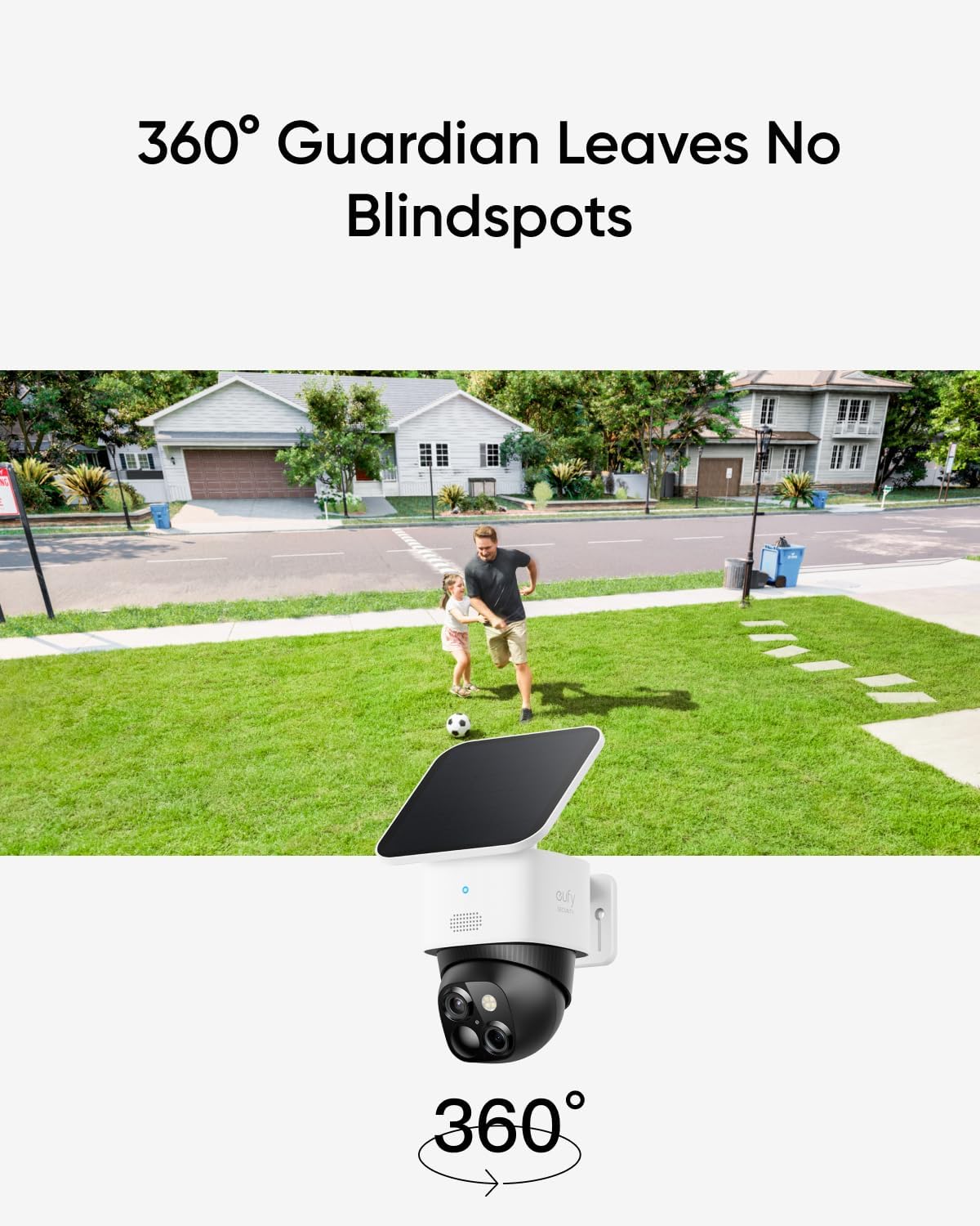 3K Dual Lens Solar Security Ca - Home Security No Monthly Fee recension och pris