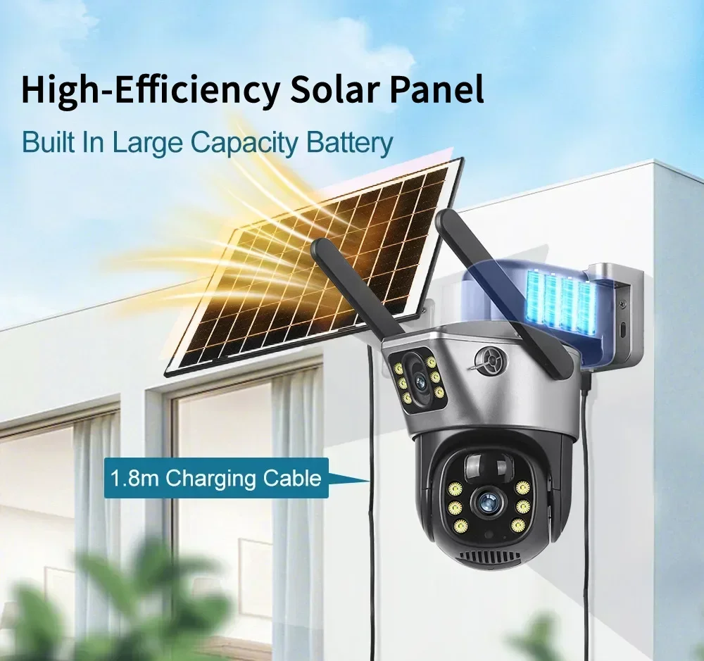 Tahlitech Solar Camera 4G Sim  - Home Security Cameras Wireless recension och pris