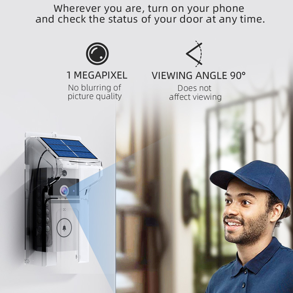 Wifivisual Doorbell Bell Camer - Home Security Bell recension och pris