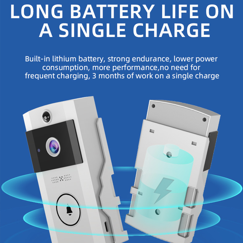 Wifivisual Doorbell Bell Camer - Home Security Bell recension och pris