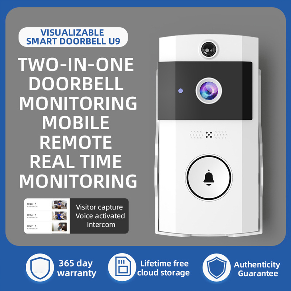 Wifivisual Doorbell Bell Camer - Home Security Bell recension och pris
