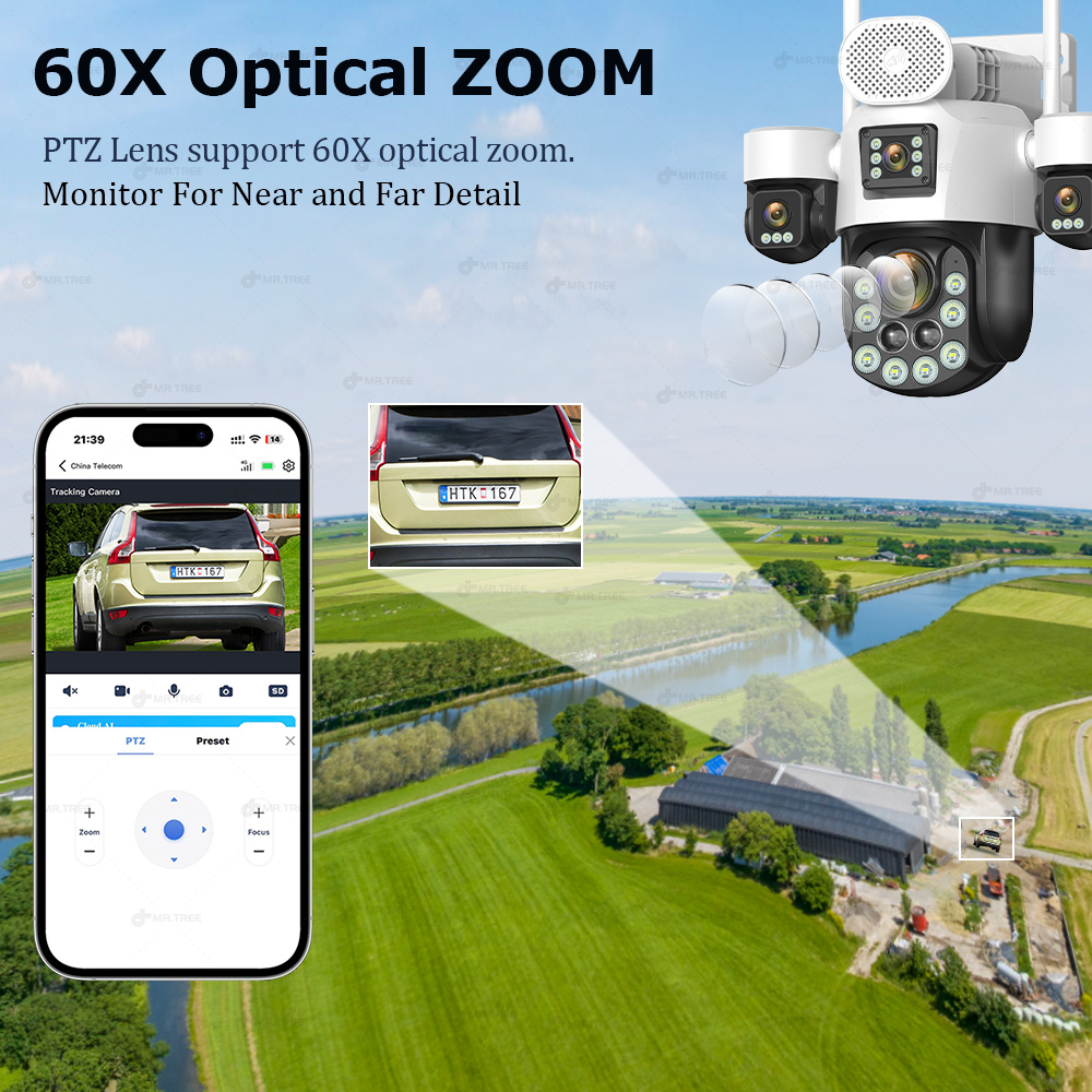 AOV Four Lens Outdoor Surveill - Home Security Kamera recension och pris