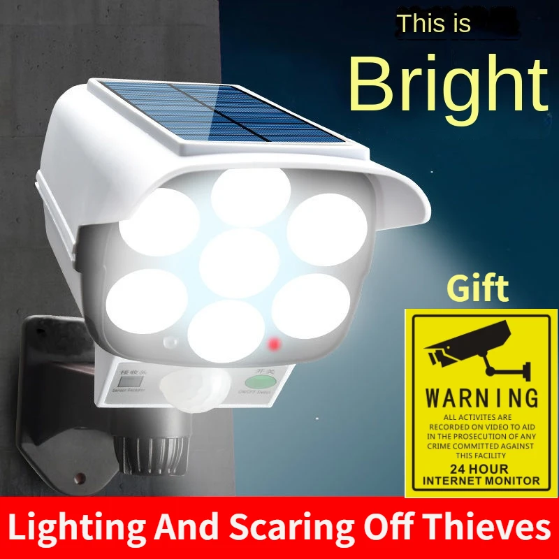 Outdoor Solar Light Motion Sen - Home Security Cameras Wireless recension och pris