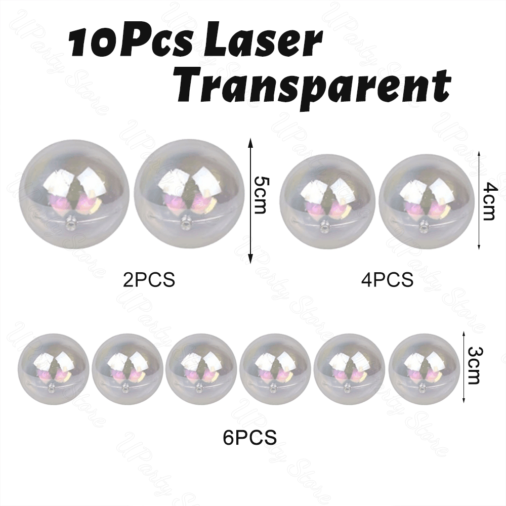 10Pcs Laser Transparent Balls  - Home Security Laser recension och pris