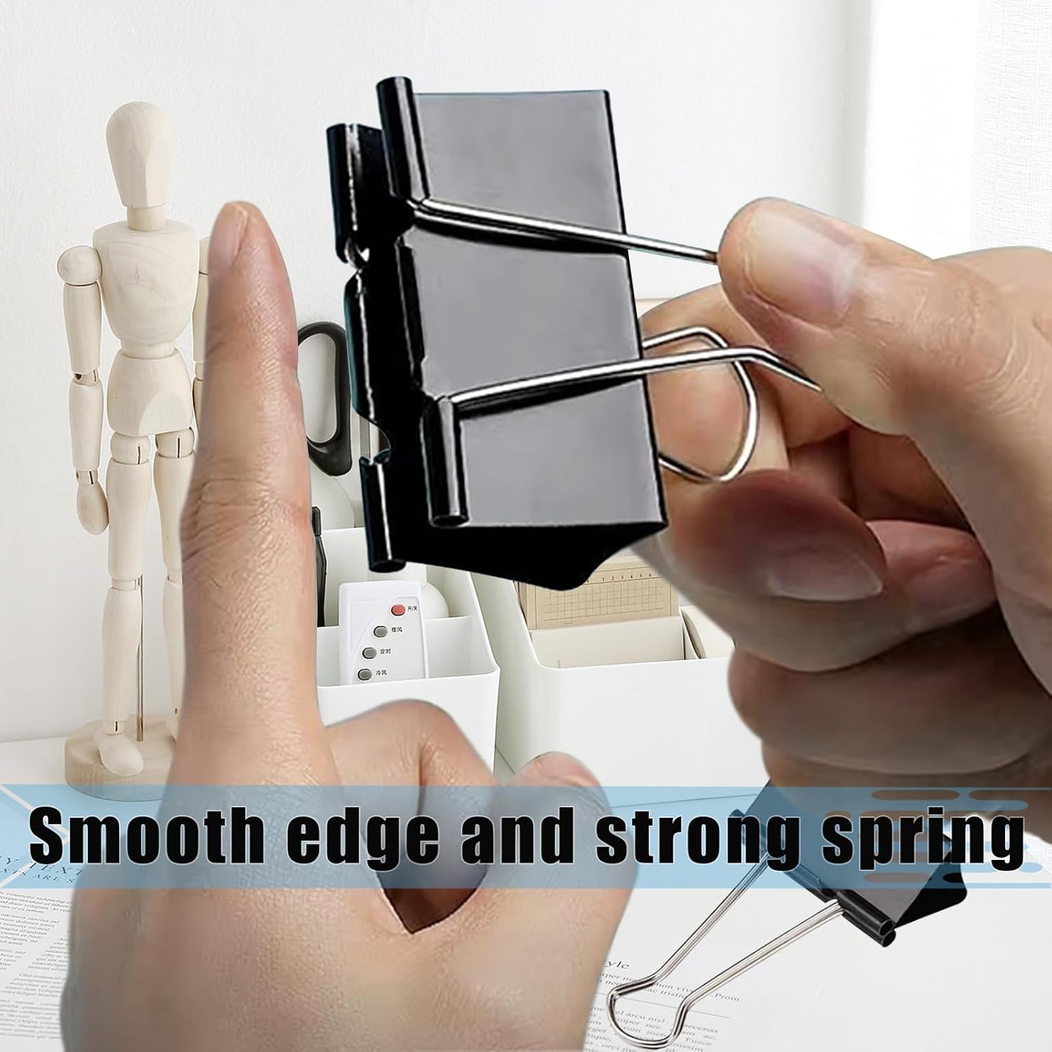 Heavy-Duty Binder Clips Metal  - Home Security Letters recension och pris