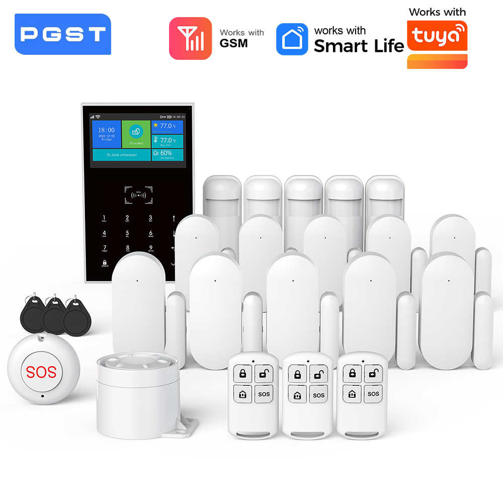GSM WiFi Home Security Alarm S - Home Security No Monthly Fee recension och pris