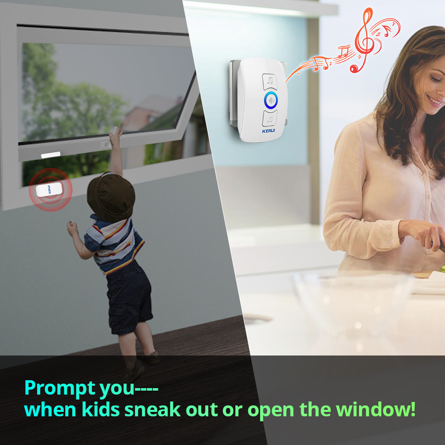 KERUI Wireless Doorbell Home S - Home Security Bell recension och pris