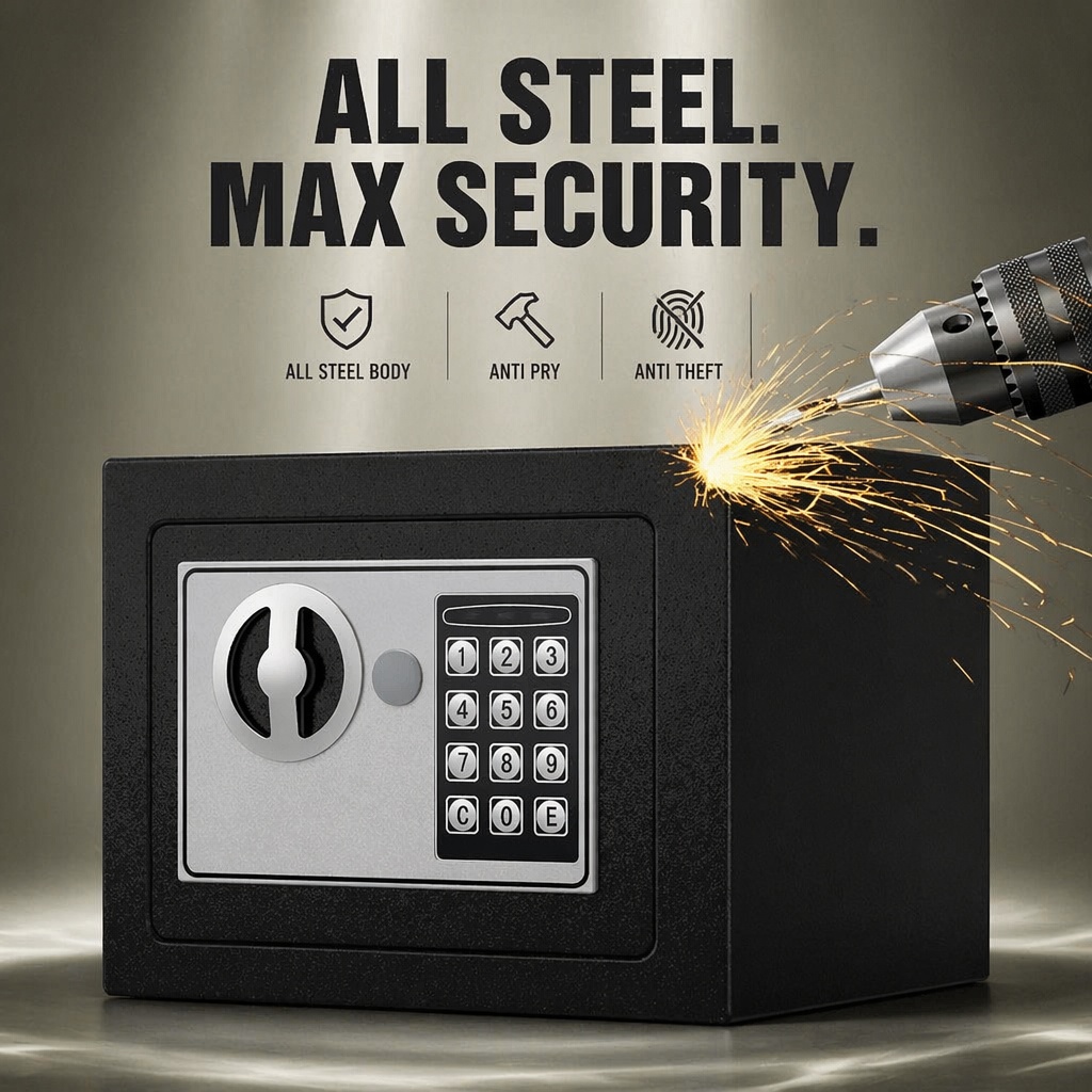 All Steel Electronic Digital K - Home Security Packages recension och pris