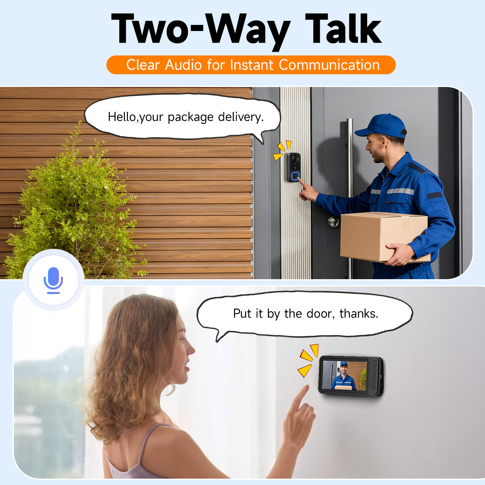 Video Doorbell HD Camera Night - Home Security No Monthly Fee recension och pris