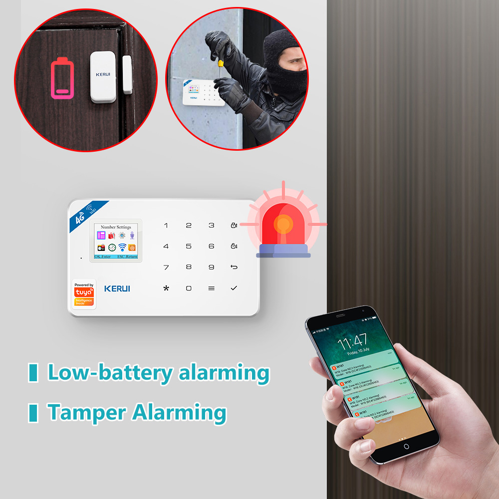 KERUI Tuya Smart W181 Home Sec - Home Security Units recension och pris