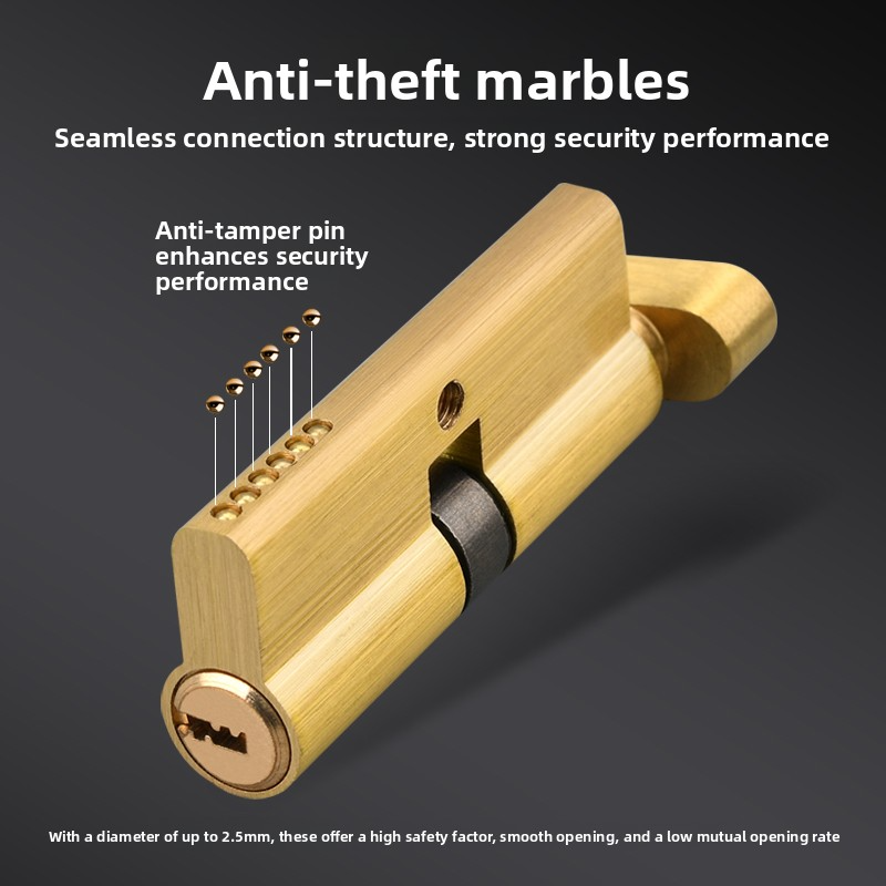 Door Cylinder Lock Biased 70mm - Home Security For Doors recension och pris